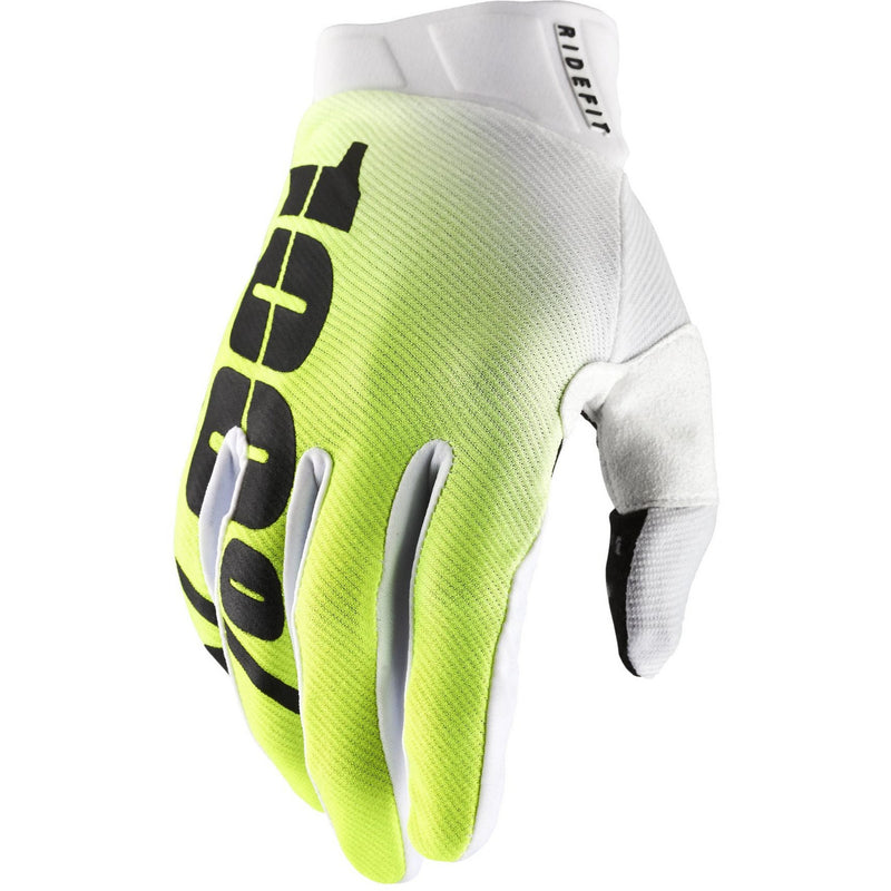 100% Ridefit Gloves Korp Yellow