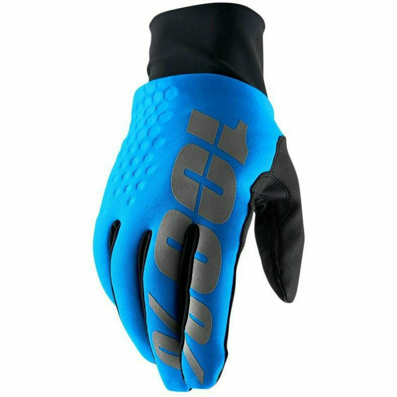 100% Hydromatic Brisker Gloves Blue