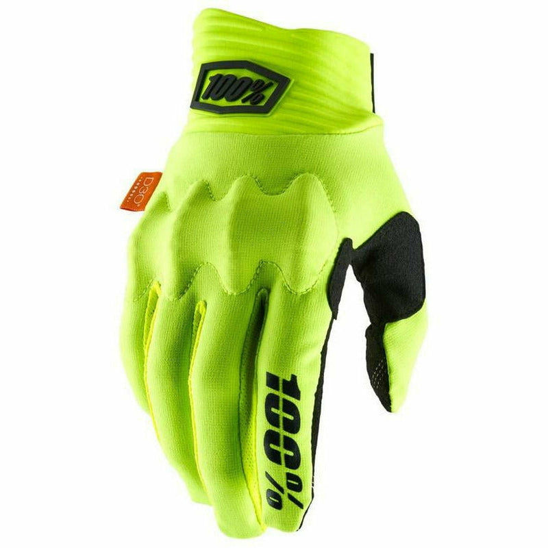 100% Cognito Gloves Fluo Yellow / Black