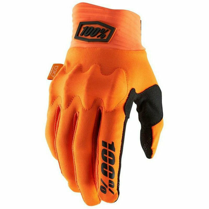 100% Cognito Gloves Fluo Orange / Black