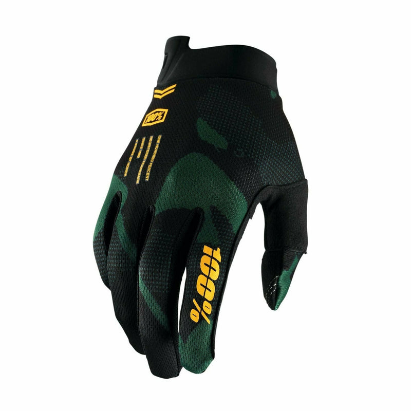 100% iTrack Gloves Sentinel Black