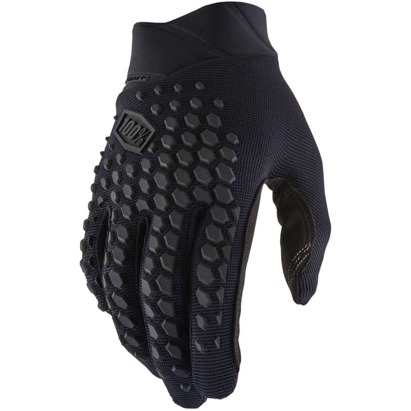 100% Geomatic Gloves Black / Charcoal