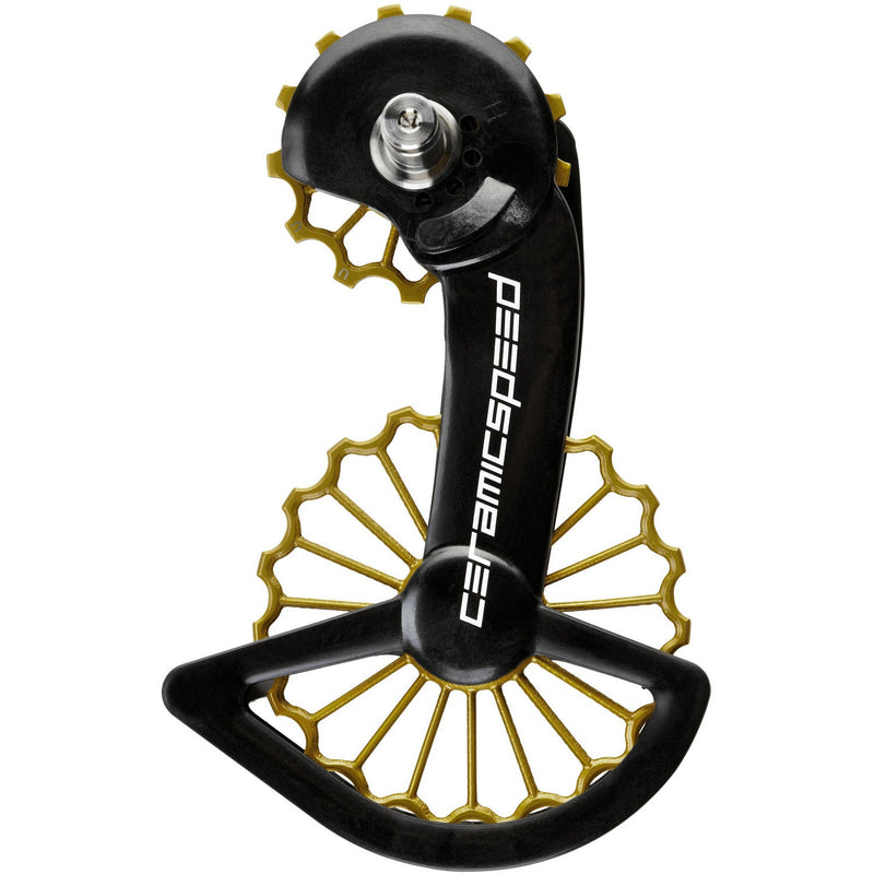 CeramicSpeed OSPW 3D Hollow Titanium Nitride Tin Coated Shimano 9250 & 8150 Pulley Wheels Gold