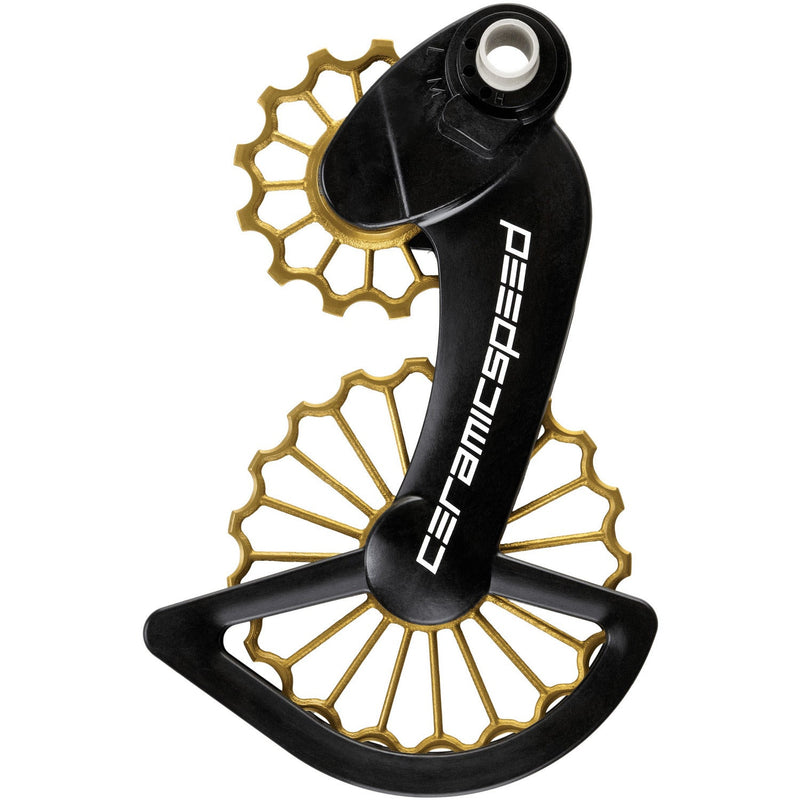 CeramicSpeed OSPW 3D Hollow Titanium Nitride Tin Coated Campag 12 Speed EPS Pulley Wheels Gold