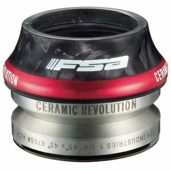 FSA Orbit CF Ceramic TF Headset Black / Red