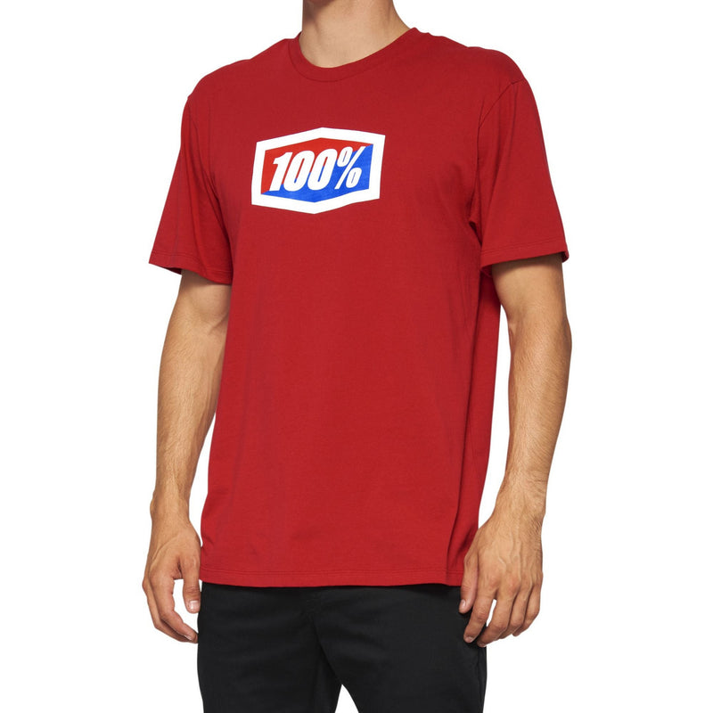 100% Official Short Sleeves T-Shirt Red