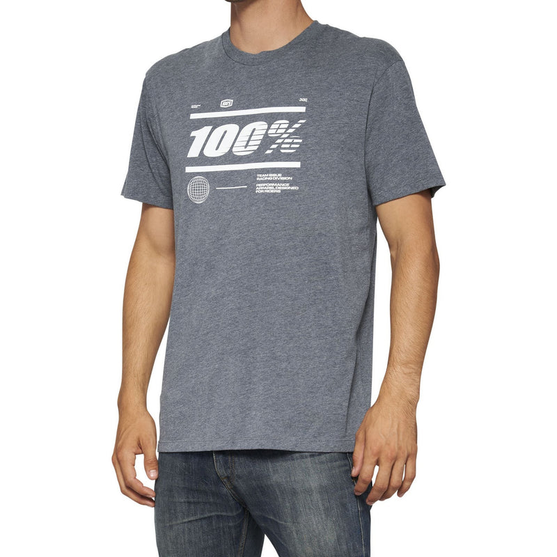 100% Global Short Sleeves T-Shirt Heather Grey