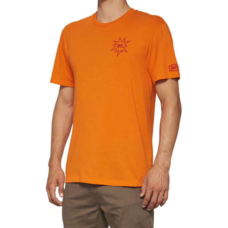 100% Serpico Short Sleeves T-Shirt Orange