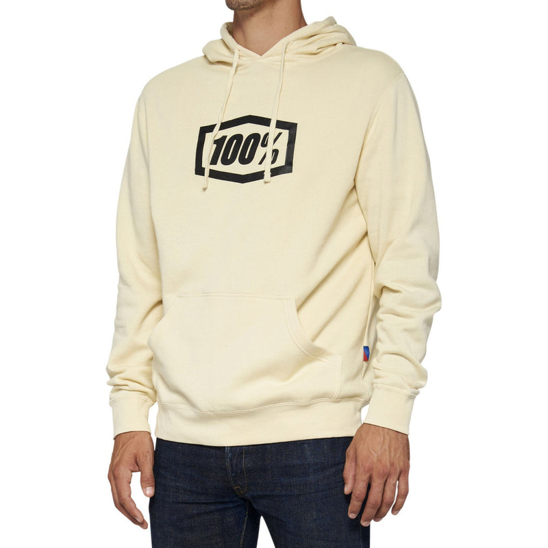 100% Icon Pullover Hoodie Chalk