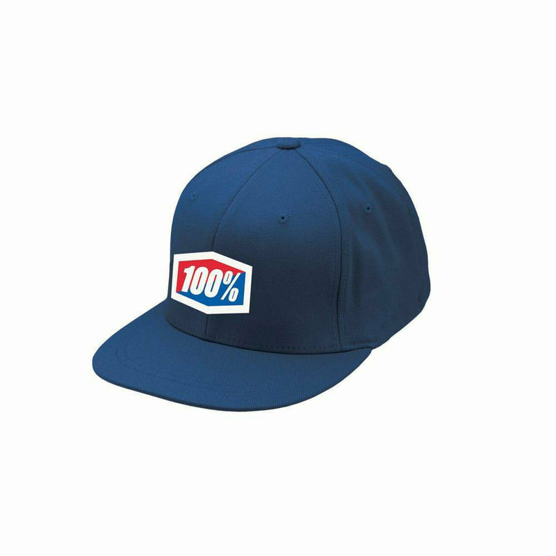 100% Essential J-Fit Flexfit Hat Navy