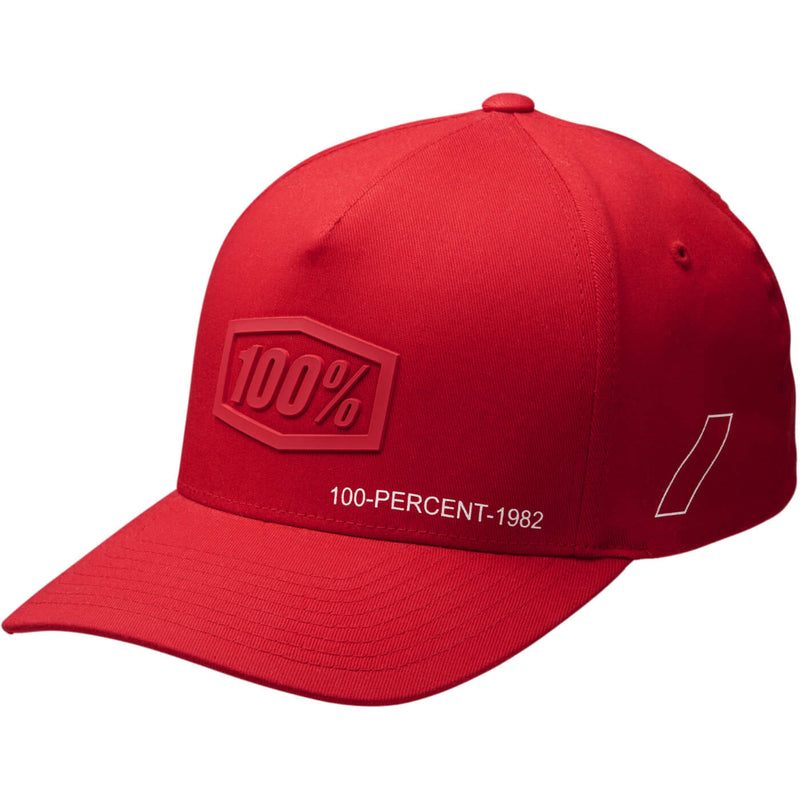 100% Shadow Flexfit X-Fit Cap Red