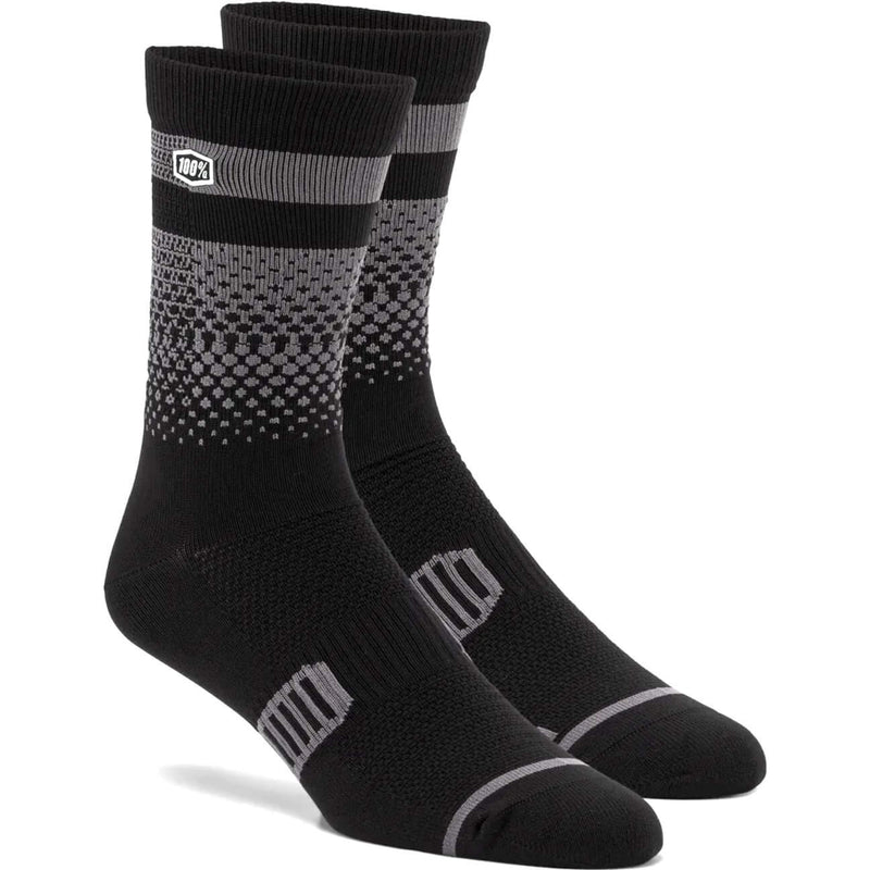 100% Advocate Performance Socks Black / Charcoal