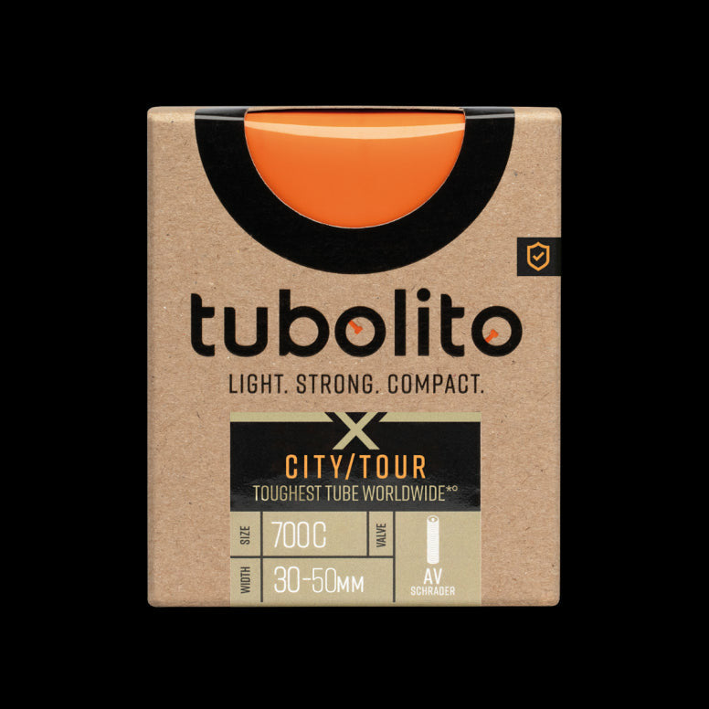 Tubolito X-Tubo City / Trekking Schrader Tubes Neon Orange