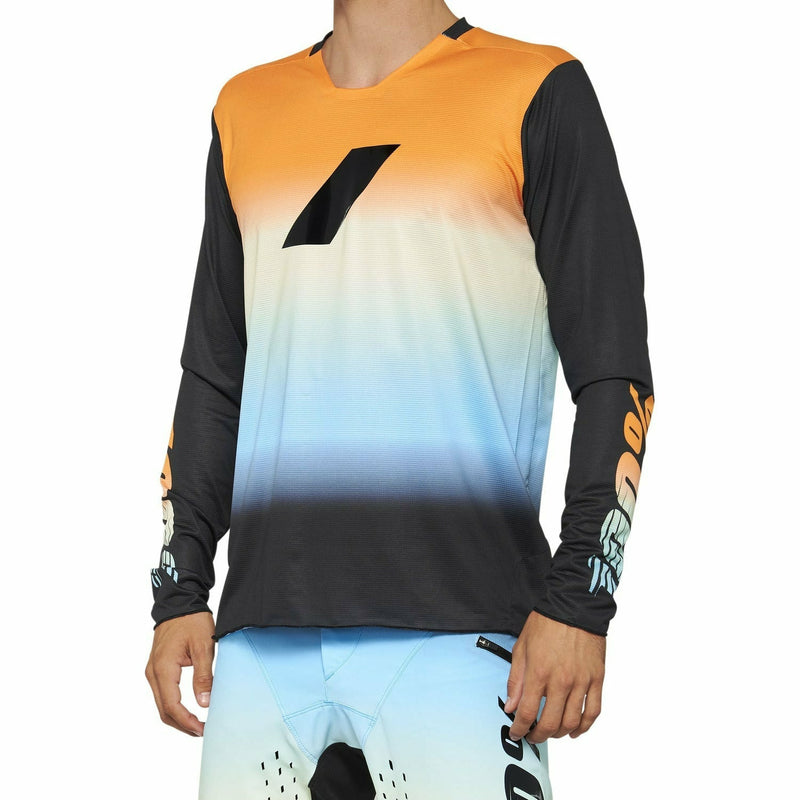 100% R-Core X Long Sleeves Limited Edition Jersey Sunset