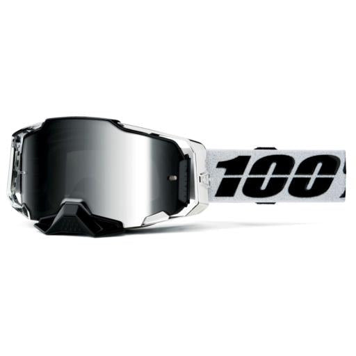 100% Armega Goggles Atac / Mirror Silver Lens