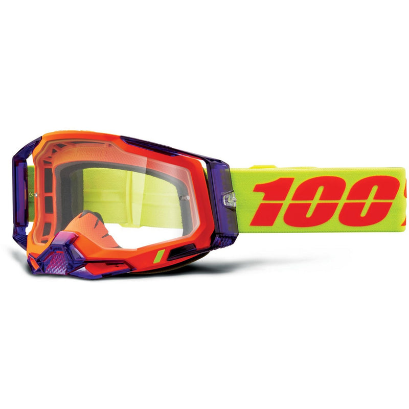 100% Racecraft 2 Goggles Panam / Clear Lens
