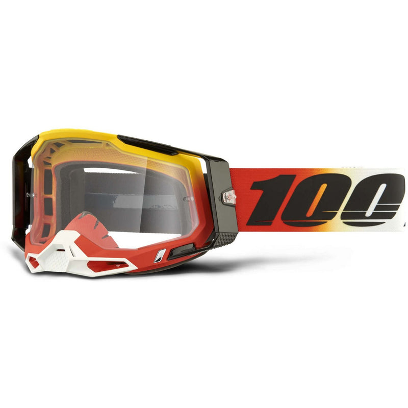 100% Racecraft 2 Goggle Ogusto Clear Lens