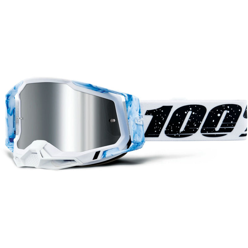 100% Racecraft 2 Goggles Mixos / Mirror Silver Flash Lens