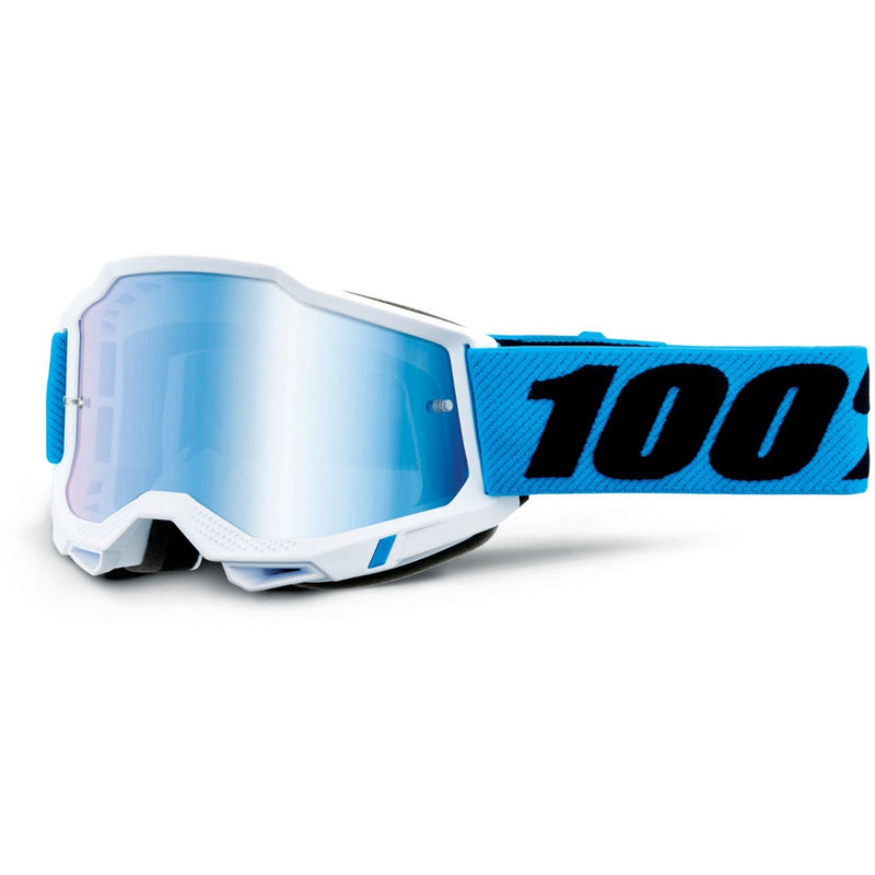 100% Accuri 2 Youth Goggles Novel / Mirror Blue Lens