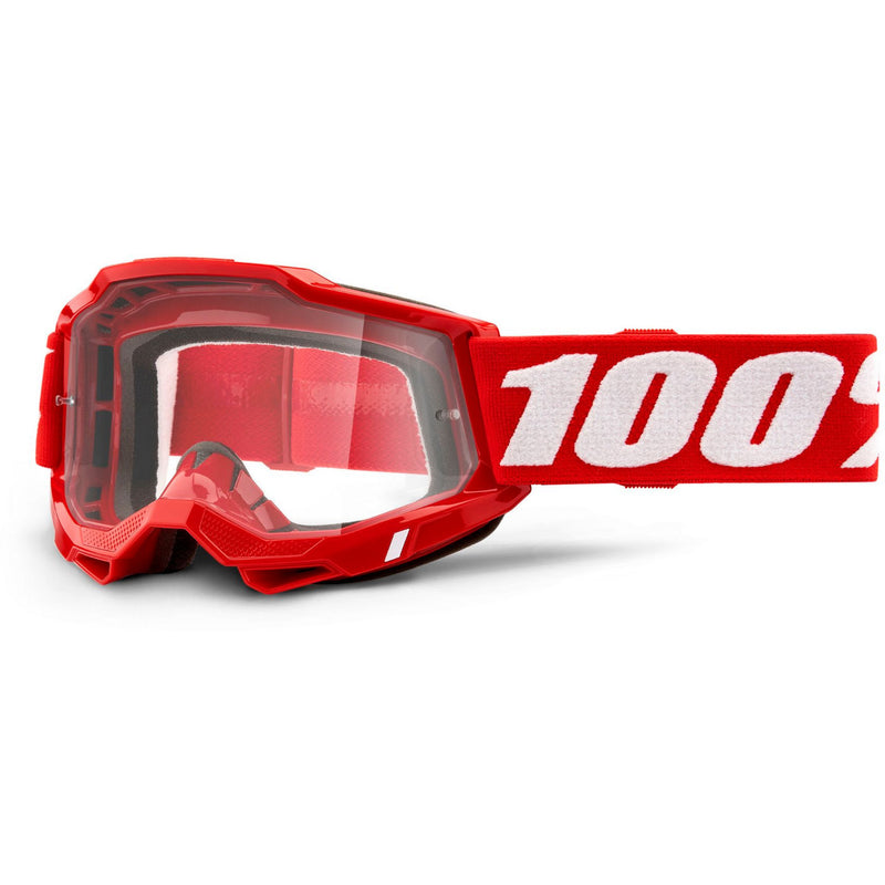 100% Accuri 2 Goggles Red / Clear Lens