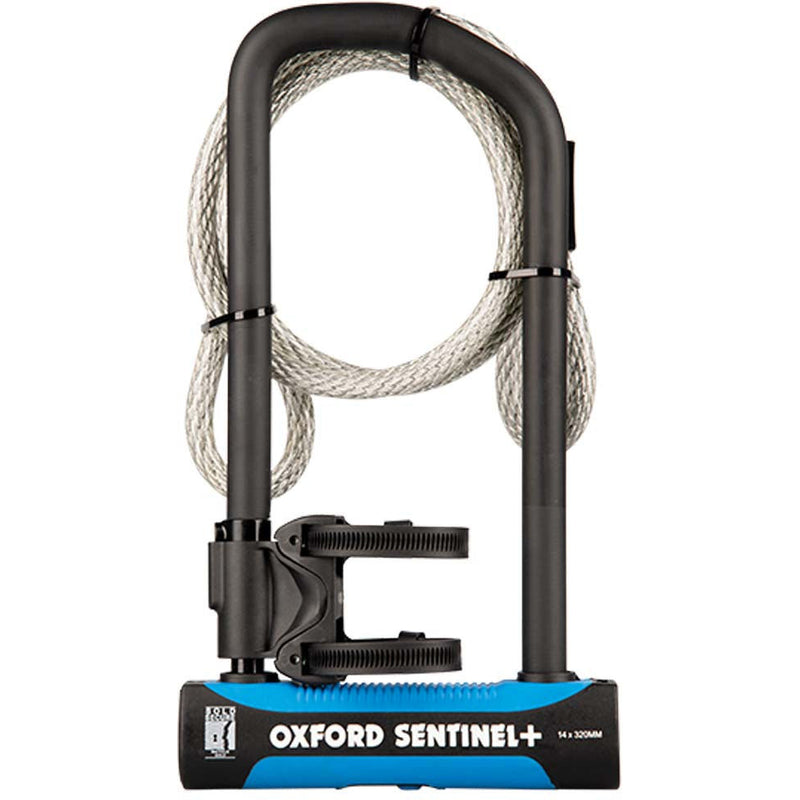 Oxford Sentinel Pro Duo U-Lock Plus Cable Black