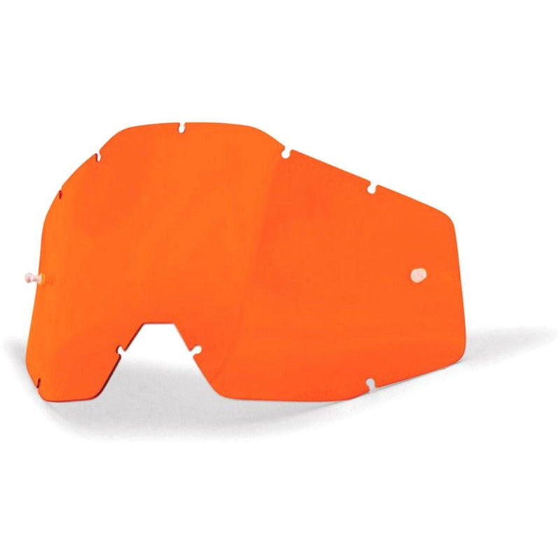 100% Racecraft / Accuri / Strata Anti-Fog Replacement Lens Orange