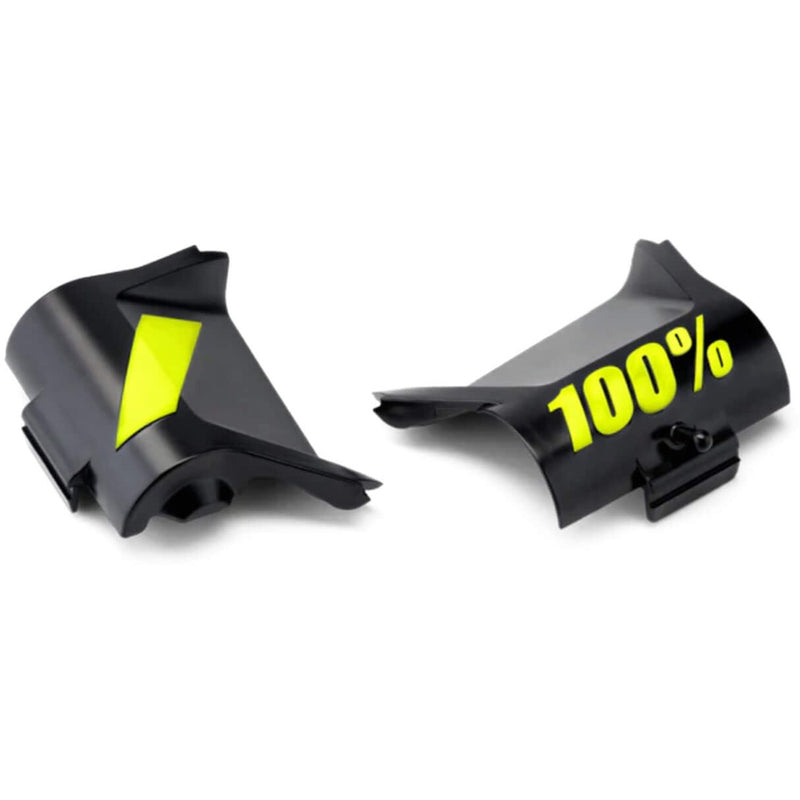 100% Racecraft / Accuri / Strata Replacement Canister Cover Black / Fluo Yellow