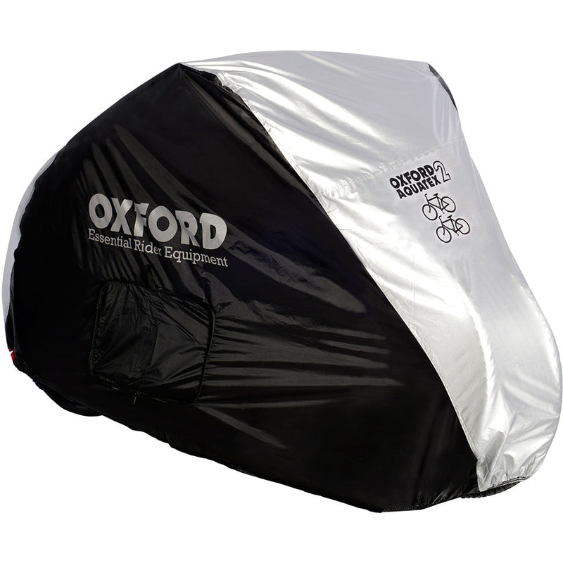 Oxford Aquatex Double Bicycle Cover Black / Silver