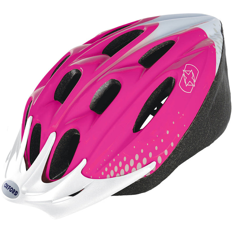 Oxford F15 Helmet Pink / White