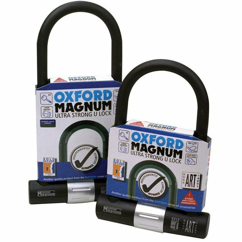 Oxford Magnum U-Lock With Bracket