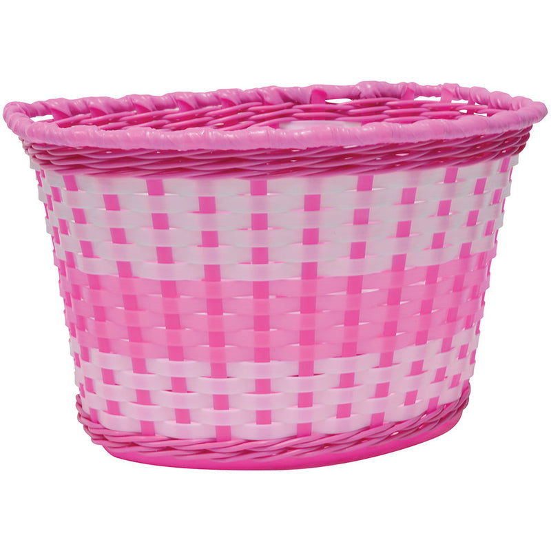 Oxford Junior Woven Basket Pink