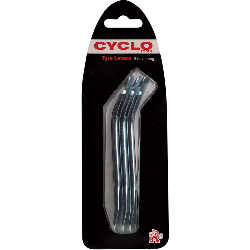 Weldtite Cyclo Metal Tyre Levers In Carded - Sets Of 3