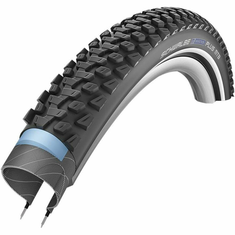 Schwalbe Marathon Plus MTB Smartguard Tyre Black With Reflective Wall