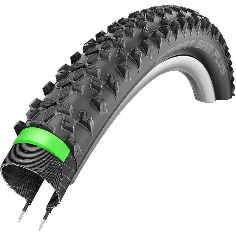 Schwalbe Smart Sam Plus Greenguard Addix Snakeskin Wired Tyre Black