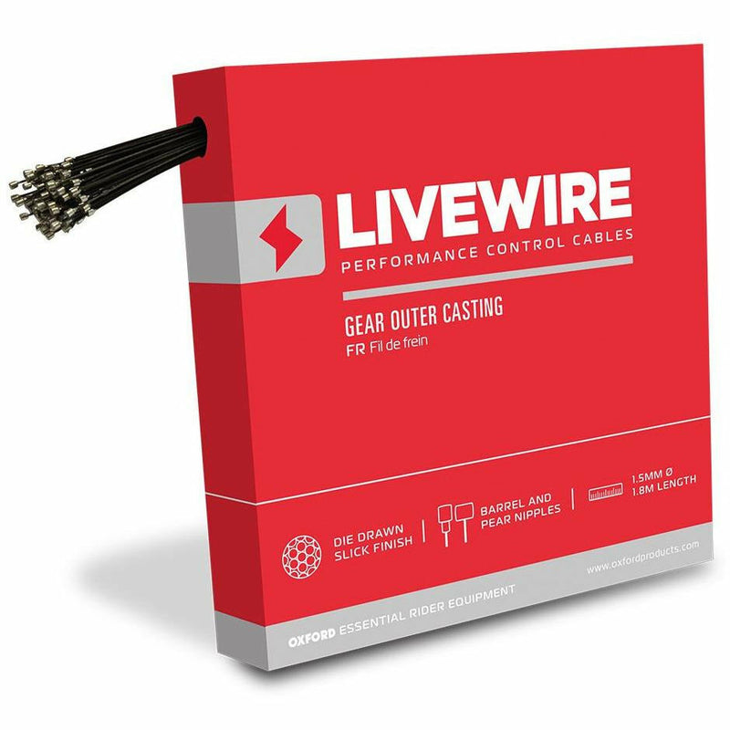 Oxford Live Wire Gear Outer Cable in File Box - Box Of 100