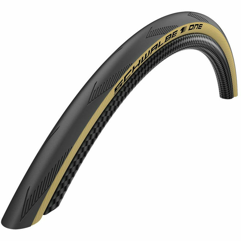 Schwalbe One Classic Skin RaceGuard Folding Tyres Amber Wall