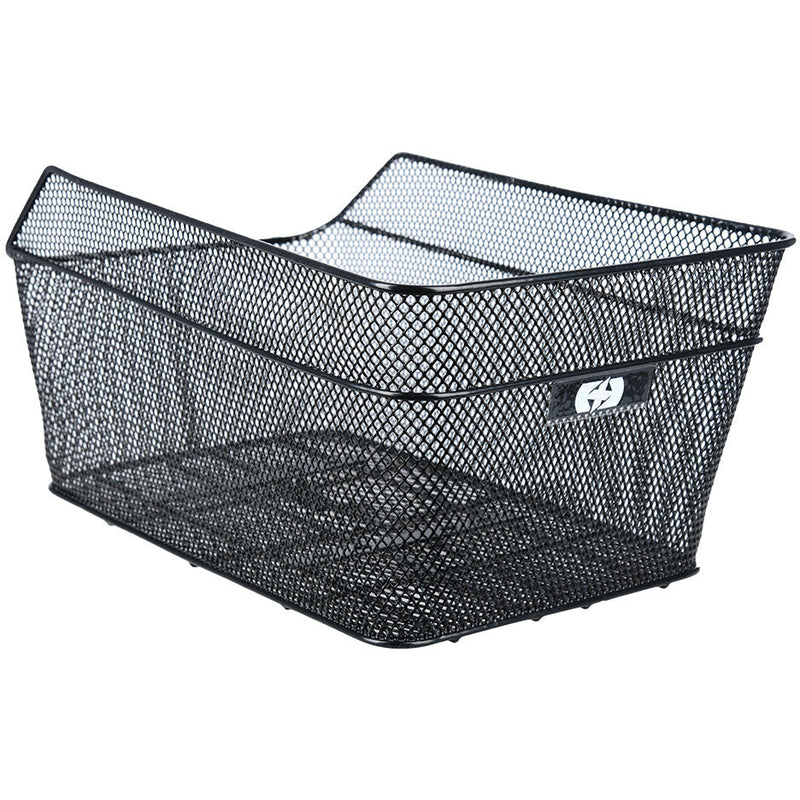 Oxford Rear Basket Black With Fittings Black