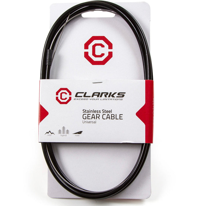 Clarks Universal SS Gear Cable With SP4 Black Outer Casing