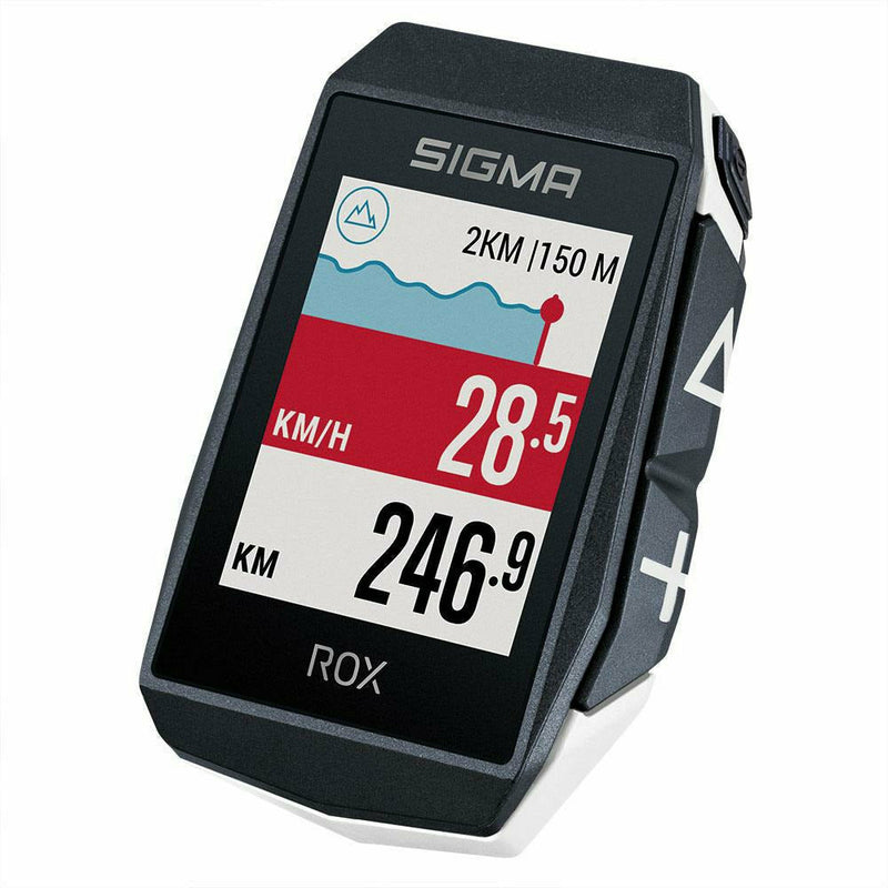 Sigma Rox 11.1 Evo GPS Cycle Computer Sensor Set White