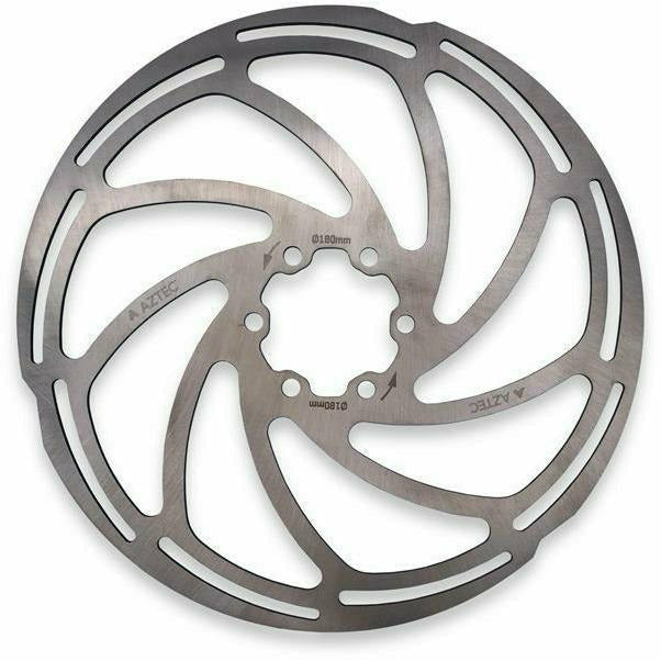 Aztec Stainless Steel Fixed 6B Disc Rotor Silver