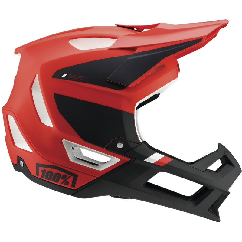 100% Trajecta Fidlock Helmet Cargo Fluo Red