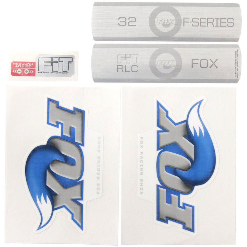 Fox Fork F-S RLC Decal Kit White