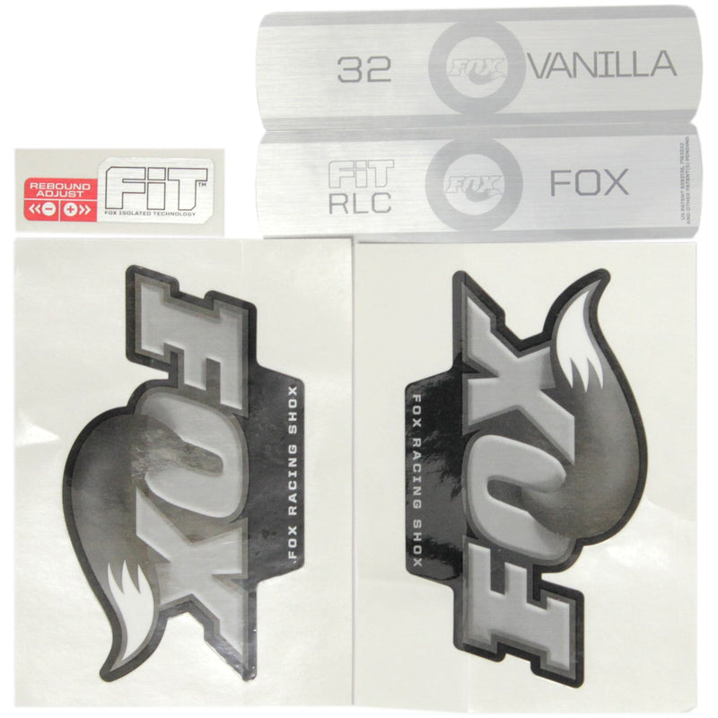 Fox Fork 32 Vanilla RLC Fit B/W Decal Kit Black