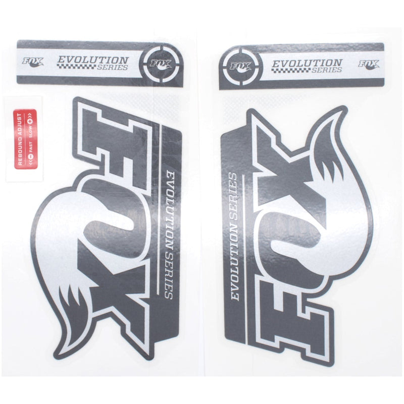 Fox Fork Decal Kit 32/ 34 Evolution Series Grey Logo Grey