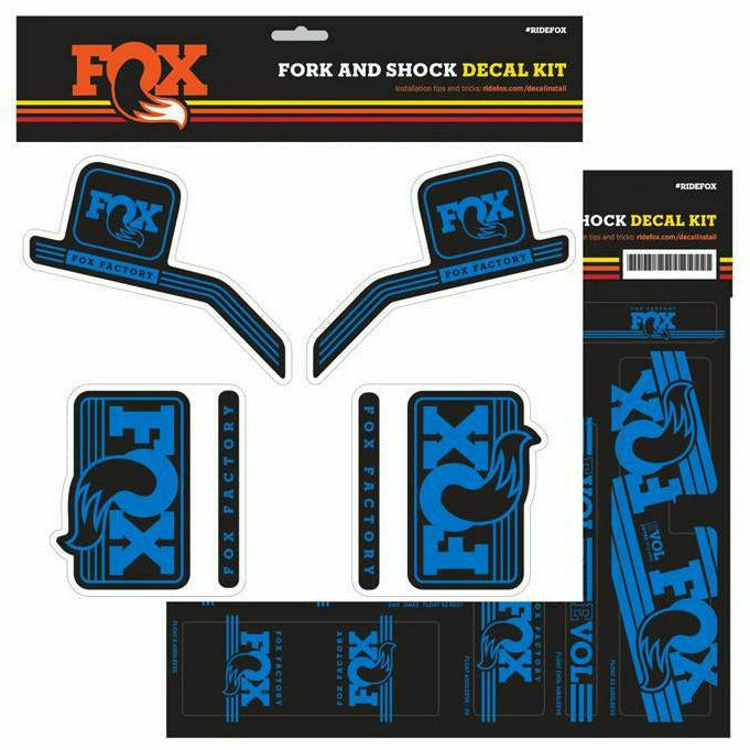 Fox Fork & Shock Decal Kit AM Heritage Blue
