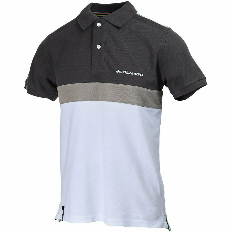 Colnago Polo Shirt Grey / White