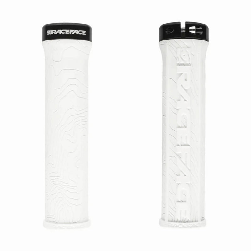 Race Face Half Nelson With Lock Handlebar Grips White