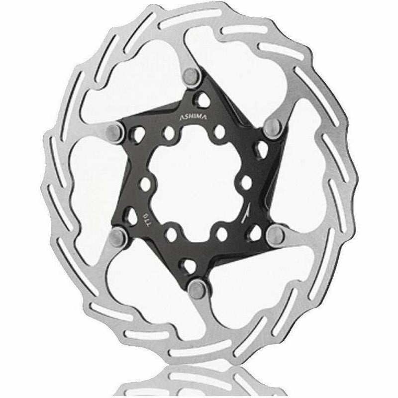 Ashima 2X Lightweight Rotor ARO-18 Includes 6X Alloy Rotor Bolts Black