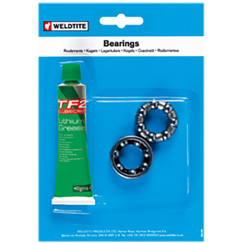Weldtite BB Cages & Grease - 1/4 Inch
