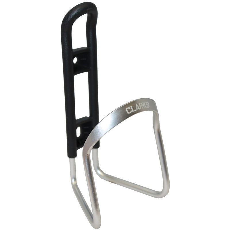 Clarks Silver Alloy Bottle Cage With Bolts
